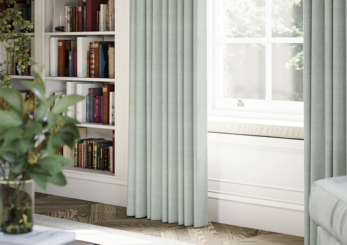 San Remo (Blackout), Light Green - Made to Measure Curtains - Image 5